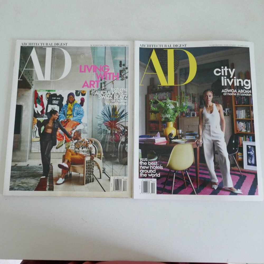 4 issues Architectural Digest magazine - Picture 2 of 5